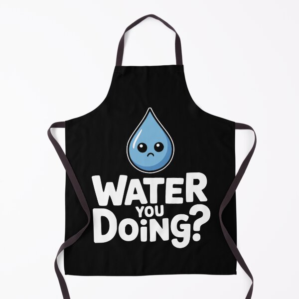 Item preview, Water You Doing? Funny Water Drop Pun designed and sold by PMCreative.