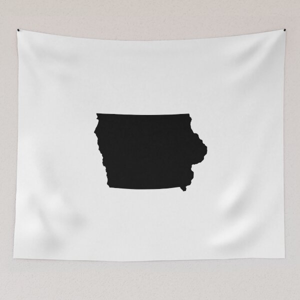 Item preview, Iowa Map Silhouette – Minimal Black designed and sold by Paper Drip.