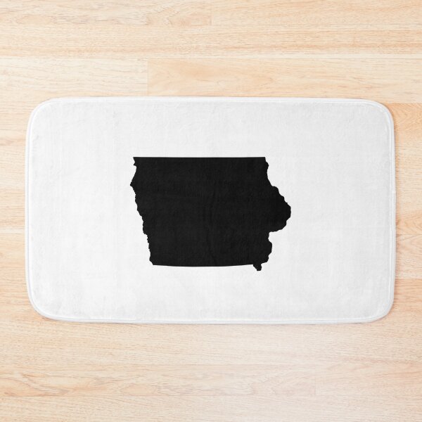 Item preview, Iowa Map Silhouette – Minimal Black designed and sold by Paper Drip.