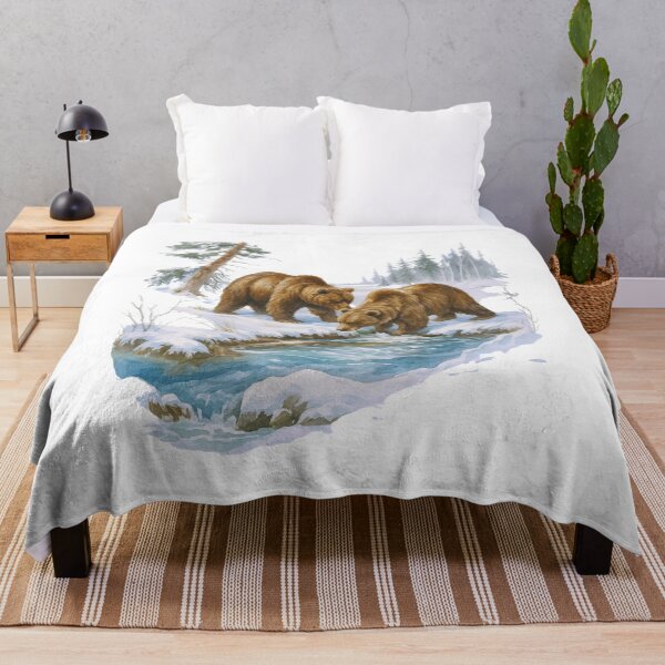 Item preview, Grizzly Bears Wilderness Scene designed and sold by SnorkleSupply.