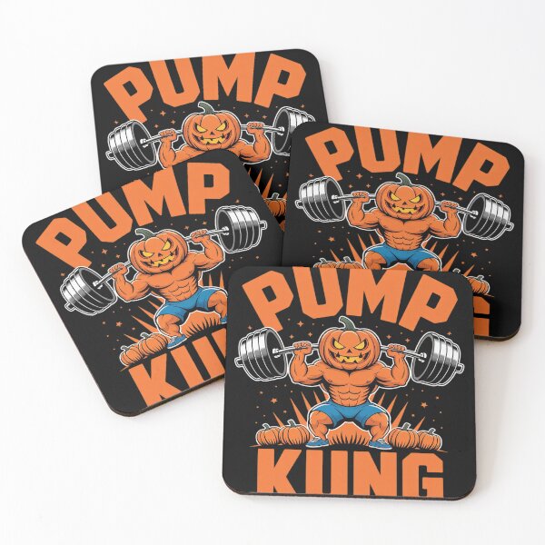 Item preview, Pump a King Halloween Gym Workout Lifting Pumpkin  designed and sold by GGrizeldaRivas.