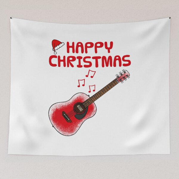 Item preview, Christmas Acoustic Guitar Guitarist Music Teacher Musician designed and sold by doodlerob.