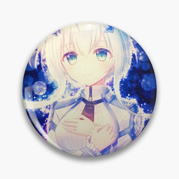 Item preview, Misha Necron Serene Purity Celestial Glow The Misfit Of Demon King Academy Anime Girl designed and sold by thedarvills.