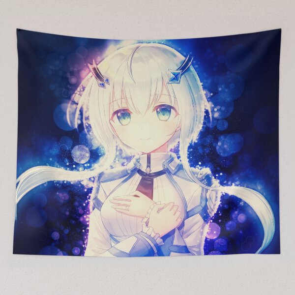 Item preview, Misha Necron Serene Purity Celestial Glow The Misfit Of Demon King Academy Anime Girl designed and sold by thedarvills.