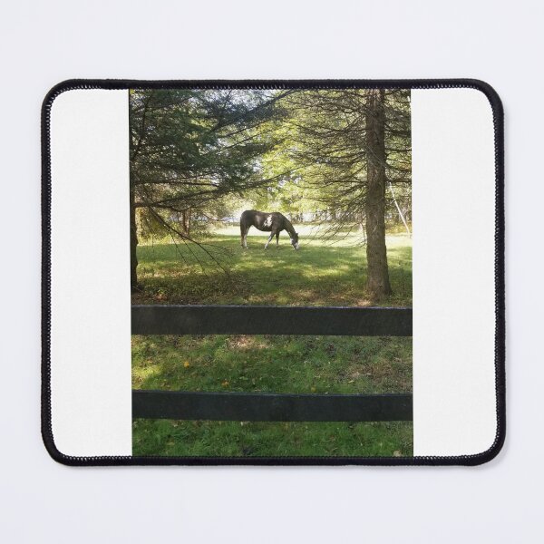 Item preview, Horse Grazing in Morning Light designed and sold by WhyWhisper.
