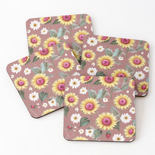 Item preview, style yellow sunflowers designed and sold by Nice-patterns.