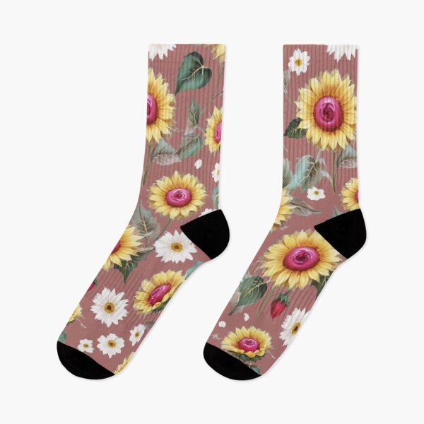 Item preview, style yellow sunflowers designed and sold by Nice-patterns.