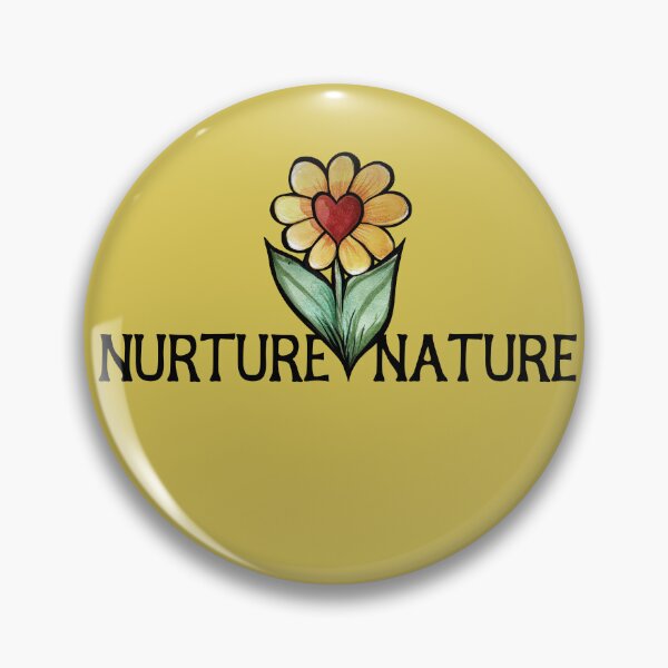 Artikelvorschau, Natur pflegen, Blumenherz, Öko-Botschaftsdesign entworfen und verkauft von FrictionMaxxing.