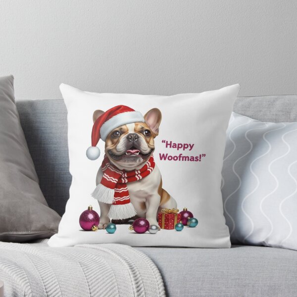 Item preview, Merry Frenchie Christmas Cheer designed and sold by WitWarp.