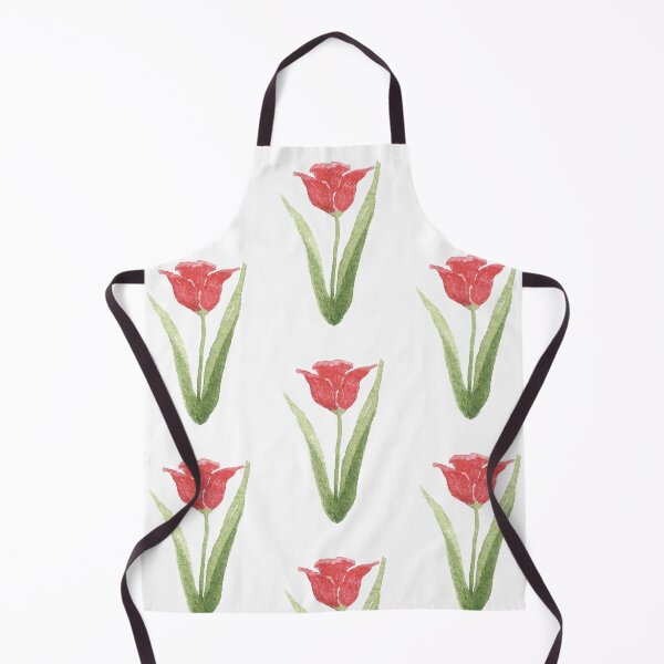 Item preview, Red tulip watercolour designed and sold by afessenn.