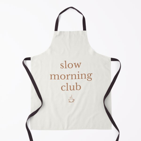 Item preview, Slow Morning Club: Minimalist Coffee Wellness Aesthetic designed and sold by DailyVibesMerch.