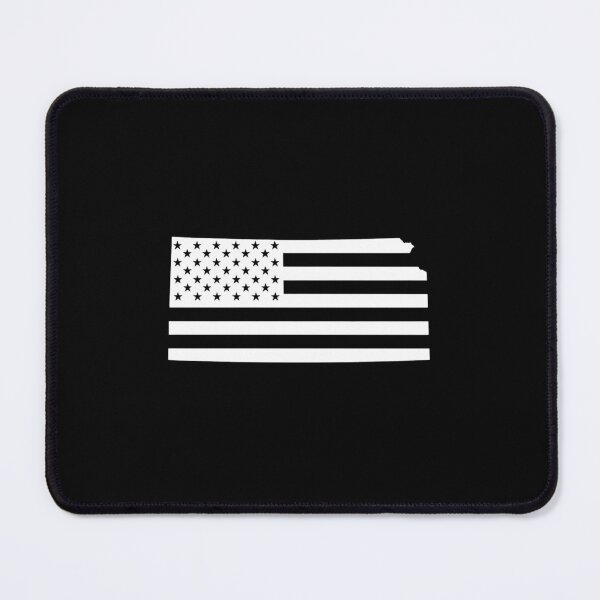 Item preview, Kansas USA Flag Silhouette – Stars and Stripes State Outline designed and sold by Paper Drip.