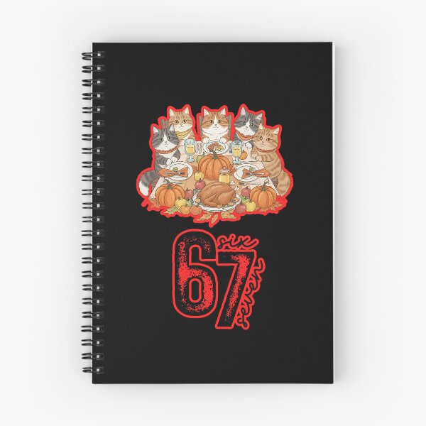Item preview, 6 7 Cats Thanksgiving   designed and sold by WoodburyLake.