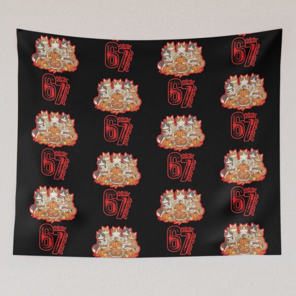 Item preview, 6 7 Cats Thanksgiving   designed and sold by WoodburyLake.