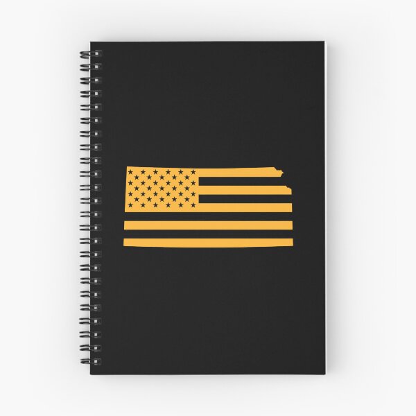 Item preview, Kansas USA Flag Silhouette – Stars and Stripes State Outline designed and sold by Paper Drip.