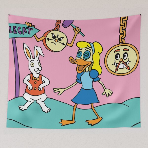 Item preview, Duck Alice in Wonderworld designed and sold by WACKQUACK.