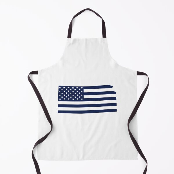 Item preview, Kansas USA Flag Silhouette – Stars and Stripes State Outline designed and sold by Paper Drip.
