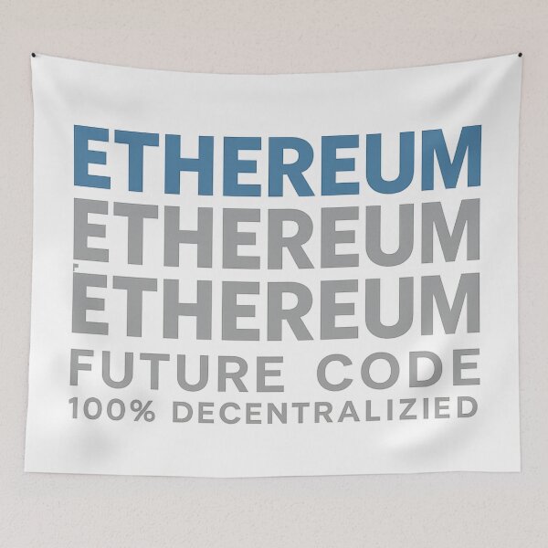 Item preview, ETHEREUM – FUTURE CODE | Modern Crypto Streetwear Design designed and sold by Siamcatshop.