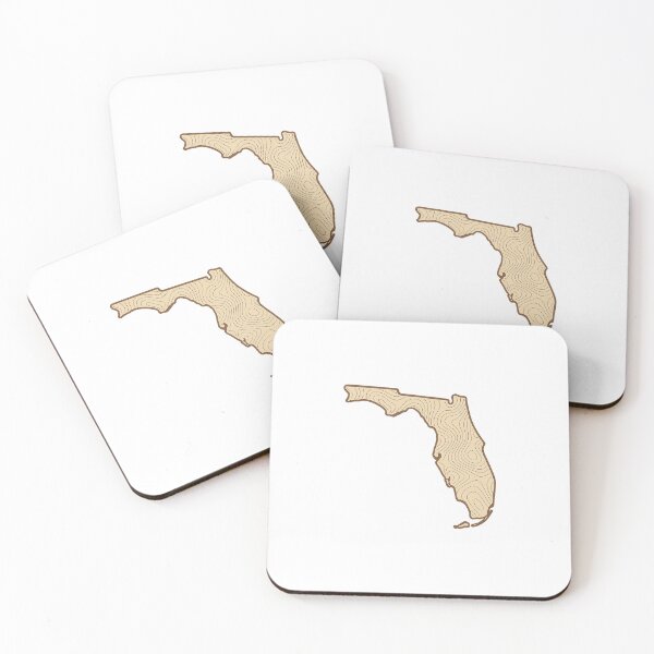 Item preview, Florida Topograph - Tan designed and sold by HoboSack.
