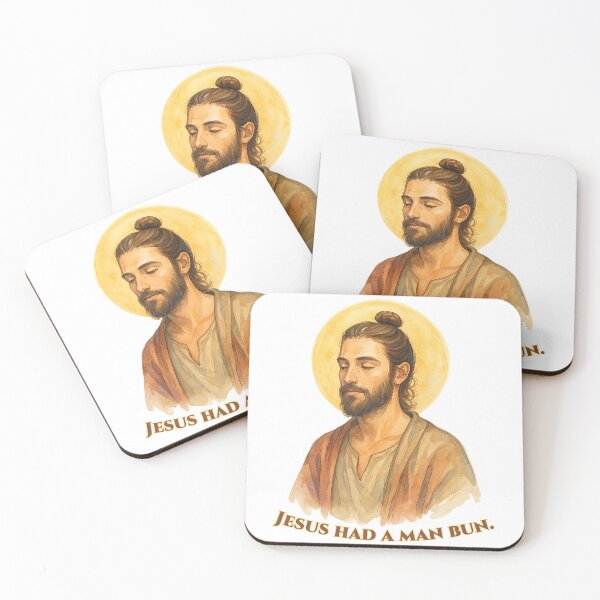 Item preview, Jesus had a man bun. designed and sold by gahteeriffico.
