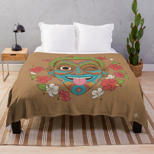 Item preview, Tropical Mischief: PNG-Inspired Mask Art designed and sold by DiiStyle.