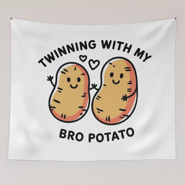 Item preview, Twinning With My Bro Potato designed and sold by Marcite.