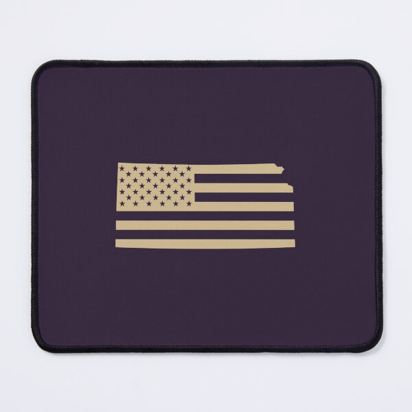 Item preview, Kansas USA Flag Silhouette – Stars and Stripes State Outline designed and sold by Paper Drip.