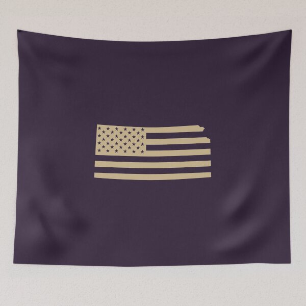 Item preview, Kansas USA Flag Silhouette – Stars and Stripes State Outline designed and sold by Paper Drip.