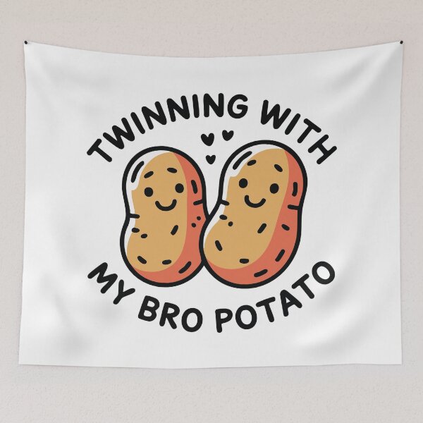 Item preview, Twinning With My Bro Potato designed and sold by Marcite.