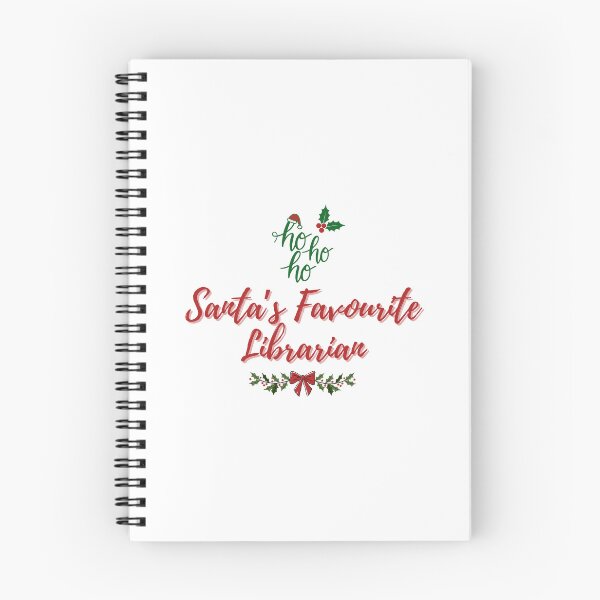 Item preview, La bibliotecaria favorita de Santa designed and sold by DixieGirlStudio.