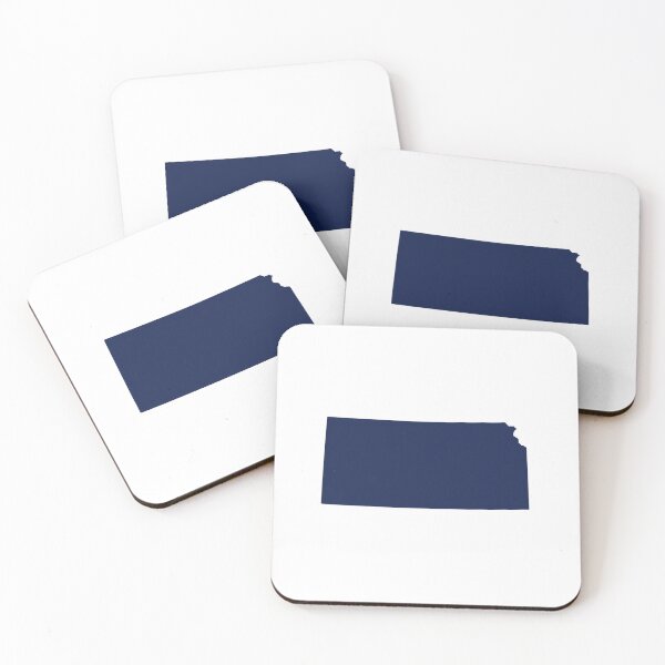 Item preview, Kansas Map Silhouette – Minimal Black and White designed and sold by Paper Drip.