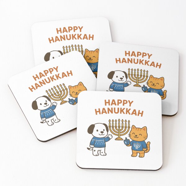 Item preview, Happy Hanukkah Dog & Cat designed and sold by Dani's Designs!.