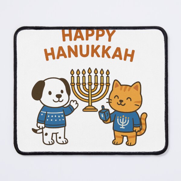 Item preview, Happy Hanukkah Dog & Cat designed and sold by Dani's Designs!.