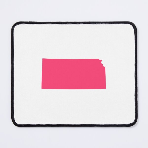 Item preview, Kansas Map Silhouette – Minimal Pink designed and sold by Paper Drip.