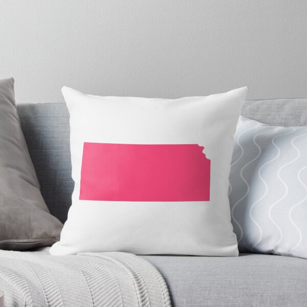 Item preview, Kansas Map Silhouette – Minimal Pink designed and sold by Paper Drip.