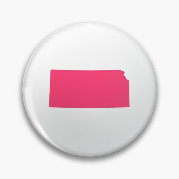 Item preview, Kansas Map Silhouette – Minimal Pink designed and sold by Paper Drip.