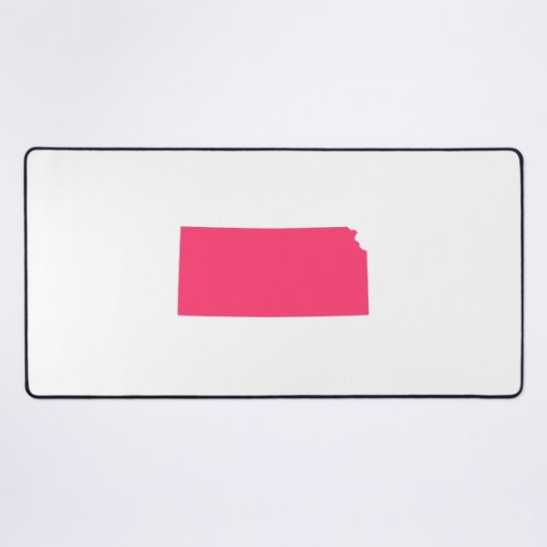 Item preview, Kansas Map Silhouette – Minimal Pink designed and sold by Paper Drip.