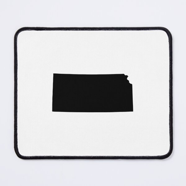 Item preview, Kansas Map Silhouette – Minimal Black designed and sold by Paper Drip.