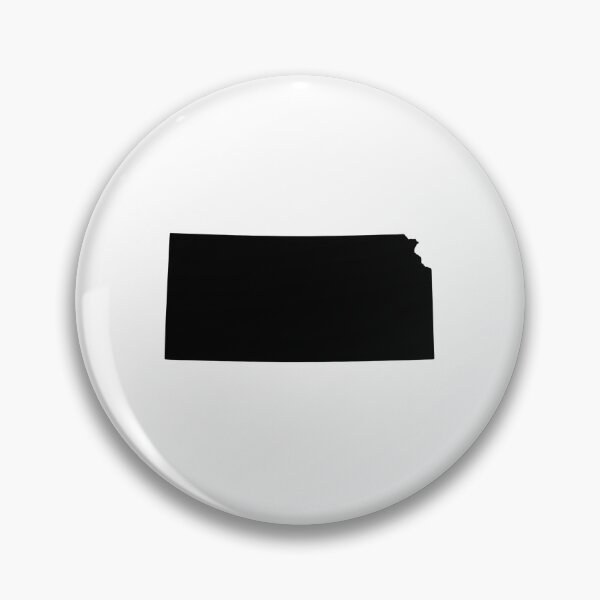 Item preview, Kansas Map Silhouette – Minimal Black designed and sold by Paper Drip.
