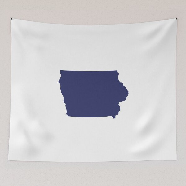 Item preview, Iowa Map Silhouette – Minimal Black and White designed and sold by Paper Drip.