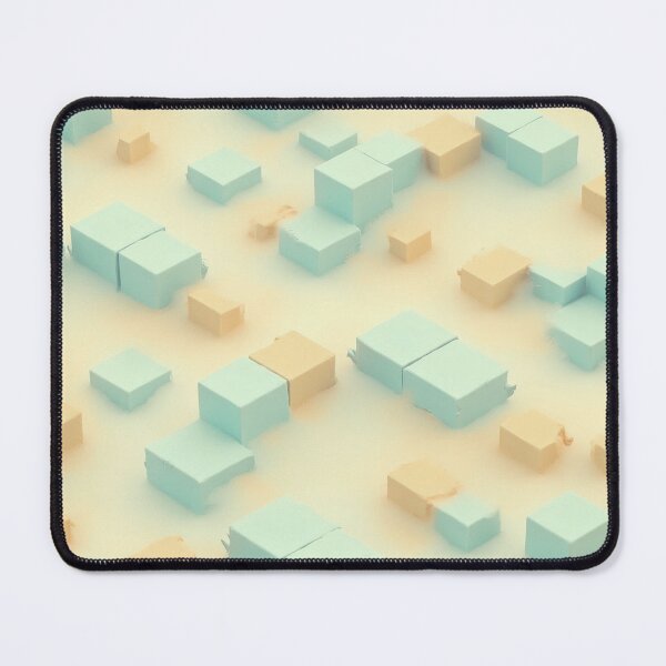 Item preview, Abstract 3D Pastel Cubes: A Minimalist Geometric Background designed and sold by RudArtAI.