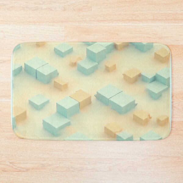 Item preview, Abstract 3D Pastel Cubes: A Minimalist Geometric Background designed and sold by RudArtAI.