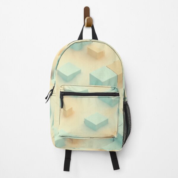 Item preview, Abstract 3D Pastel Cubes: A Minimalist Geometric Background designed and sold by RudArtAI.