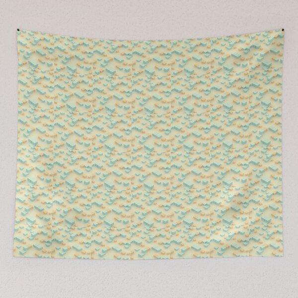 Item preview, Abstract 3D Pastel Cubes: A Minimalist Geometric Background designed and sold by RudArtAI.
