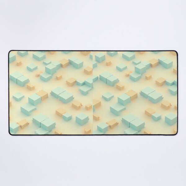 Item preview, Abstract 3D Pastel Cubes: A Minimalist Geometric Background designed and sold by RudArtAI.