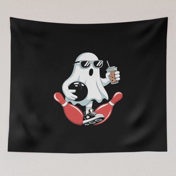 Item preview, Ghost Bowling Boo Coffee Halloween Mens Womens Kids  designed and sold by MathisBellanger.