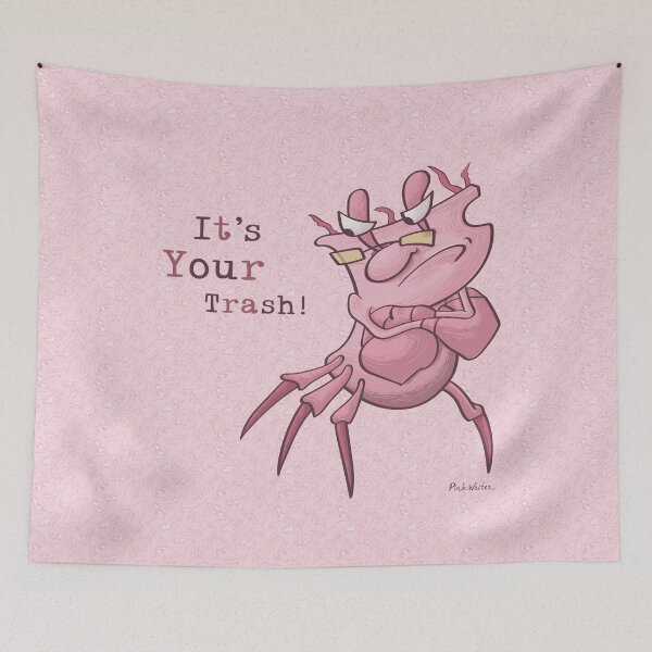 Item preview, Pink Writer Crab’s Trash Rejection designed and sold by Pink Writer.