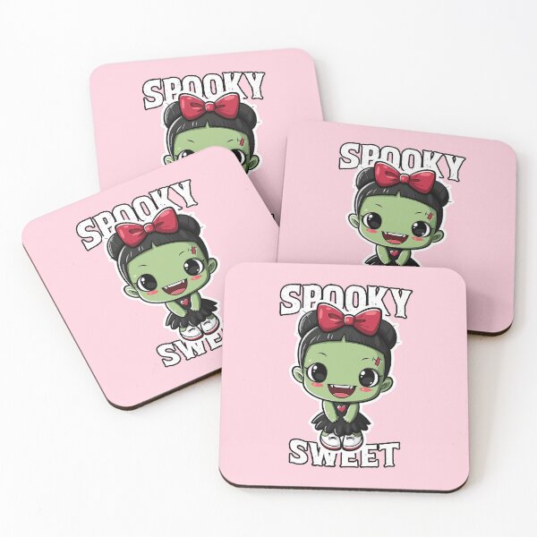 Item preview, Spooky Sweet Kawaii Monster Girl – Cute Frankenstein Girl designed and sold by averagejoekster.