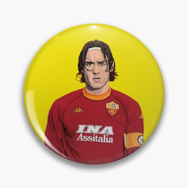 Item preview, Francesco Totti Roma Retro Football Capitano designed and sold by Printella-net.