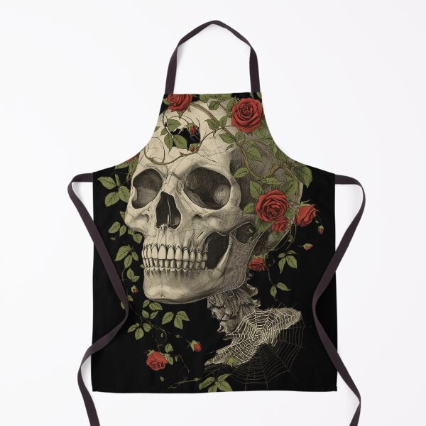 Item preview, Vintage Skull with Roses and Vines designed and sold by ChicTrendz.